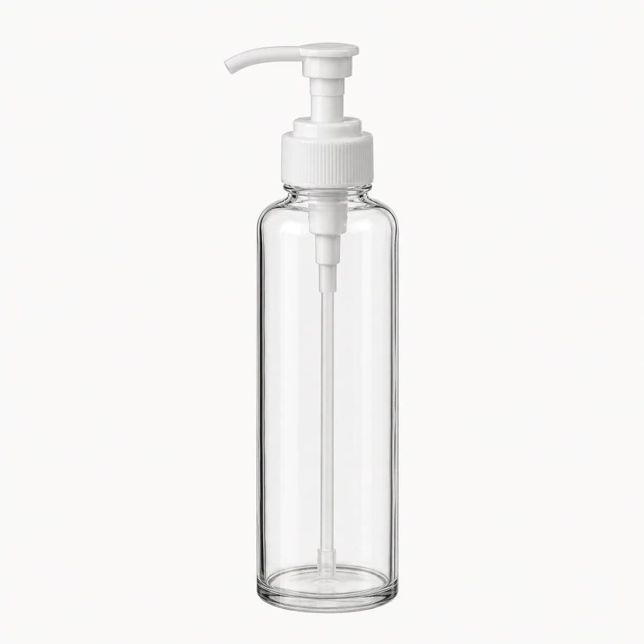 Cylindrical Oyster Sauce Bottles with Pump GPS-FS-3842