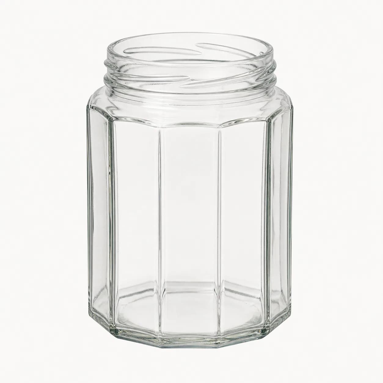 Octagonal Oatmeal Jars GPS-FS-2595
