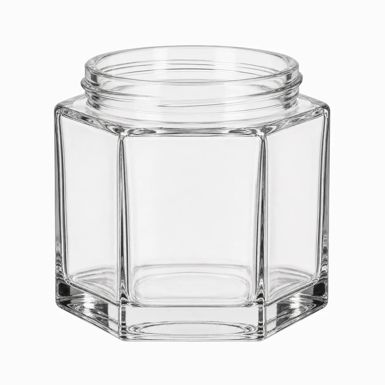 Hexagonal Luxury Body Scrub Jars GPS-BPC-3646