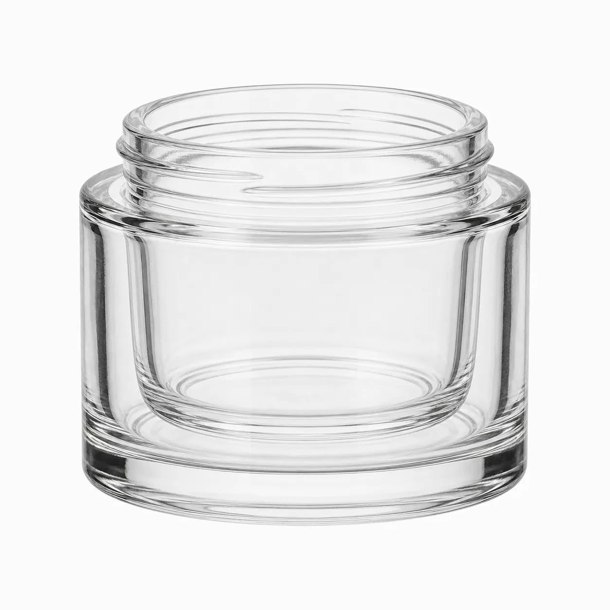 Refillable Double-glass Cream Jars GPS-BPC-7579
