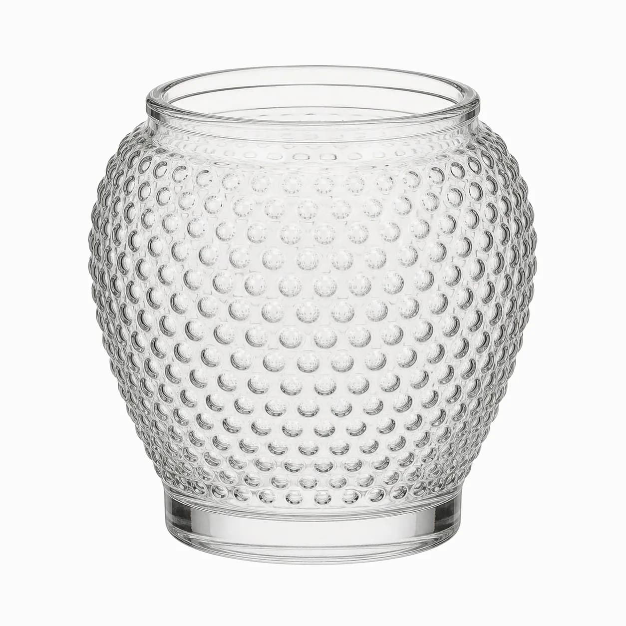 Bubble Glass Textured Candle Urns GPS-CHF-3861
