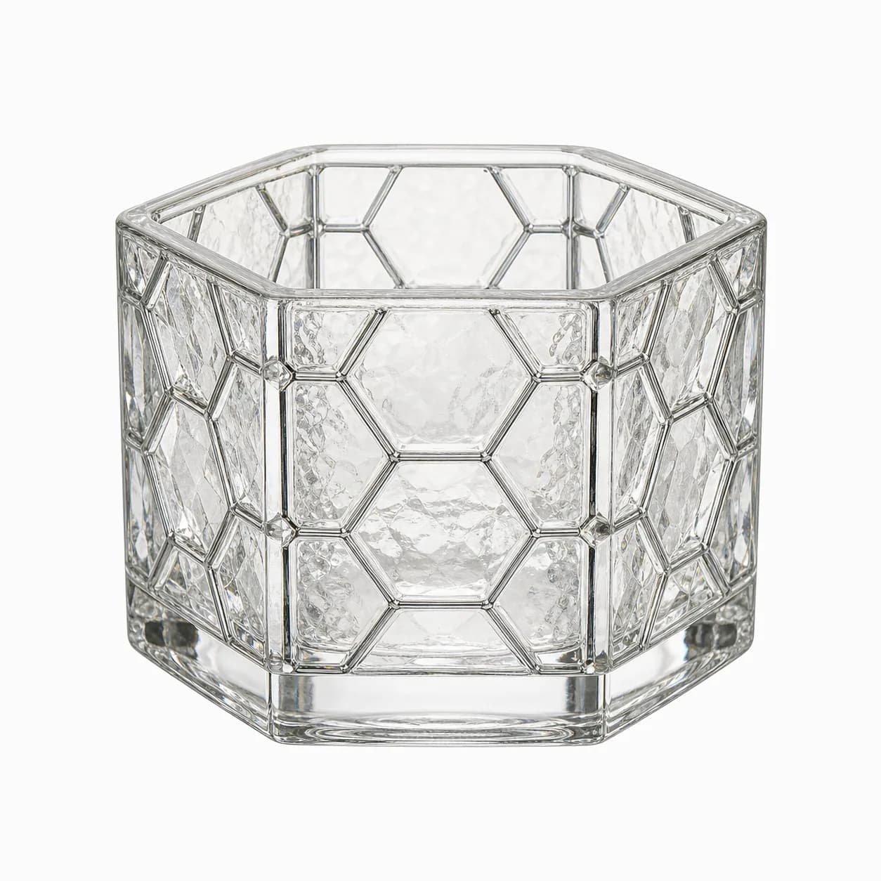Hexagonal Mosaic Tealight Holders GPS-CHF-5573
